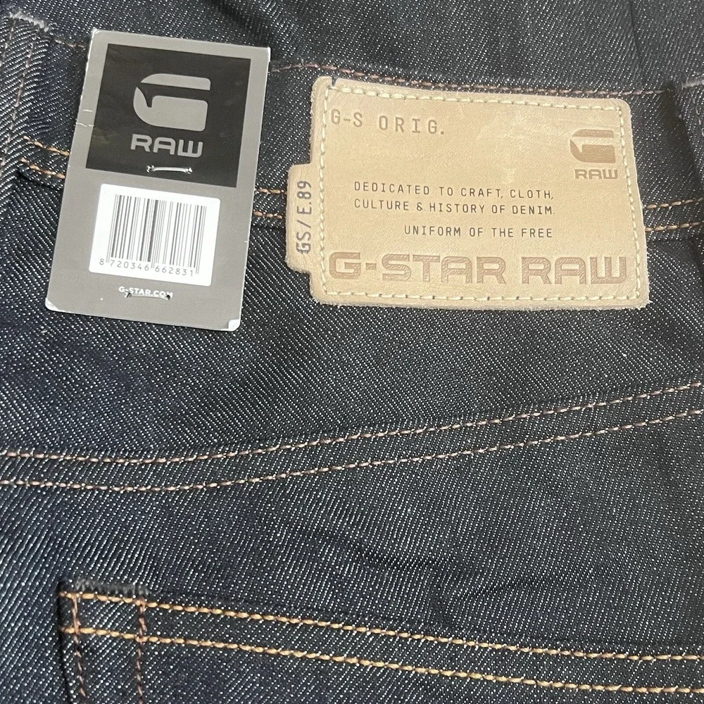G-Star Raw Design Button Fly Jeans Men 31x32 Arc 3D KIR Denim Organic 2.0‎ Blue